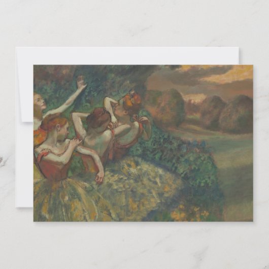 Vier dansers van Edgar Degas, Ballet Fine Art (Voorkant)