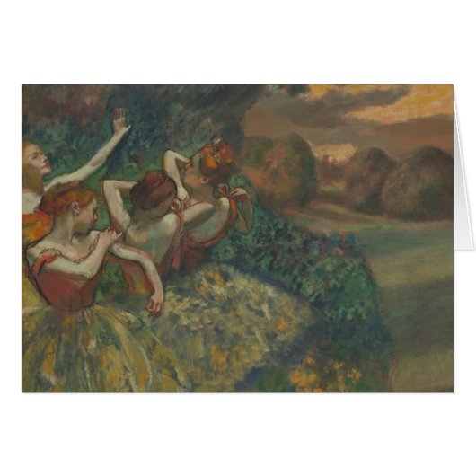 Vier dansers van Edgar Degas, Ballet Fine Art (Voorkant Horizontaal)