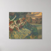 Vier dansers van Edgar Degas, Ballet Fine Art Canvas Afdruk (Voorkant)