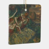 Vier dansers van Edgar Degas, Ballet Fine Art Keramisch Ornament (Rechts)