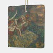 Vier dansers van Edgar Degas, Ballet Fine Art Keramisch Ornament (Links)