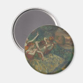 Vier dansers van Edgar Degas, Ballet Fine Art Magneet (Voorkant / Achterkant)