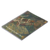 Vier dansers van Edgar Degas, Ballet Fine Art Notitieboek (Linkerzijde)