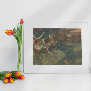Vier dansers van Edgar Degas, Ballet Fine Art Poster