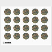 Vier dansers van Edgar Degas, Ballet Fine Art Ronde Sticker (Vel)