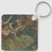 Vier dansers van Edgar Degas, Ballet Fine Art Sleutelhanger (Achterkant)