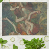 Vier dansers van Edgar Degas, Ballet Fine Art Theedoek (Gevouwen)