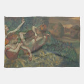 Vier dansers van Edgar Degas, Ballet Fine Art Theedoek (Horizontaal)