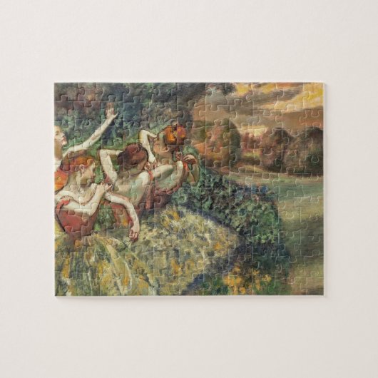 Vier dansers van Edgar Degas, klassieke balletkuns Legpuzzel (Horizontaal)