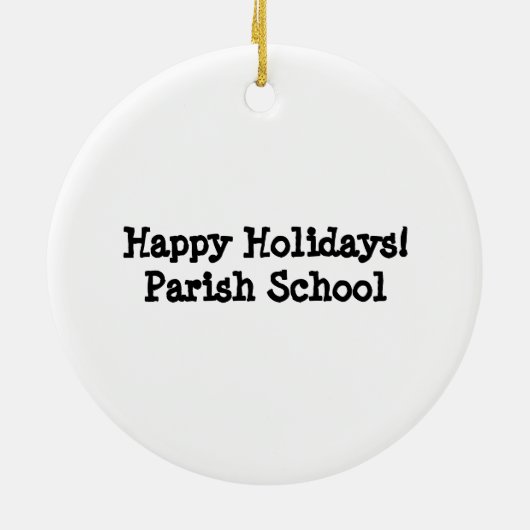 Vier dat leraren klasse hebben! keramisch ornament (Achterkant)