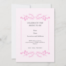 Vier de aanstaande bruid kaart