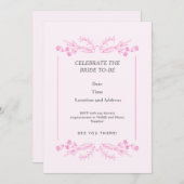 Vier de aanstaande bruid kaart (Voorkant / Achterkant)