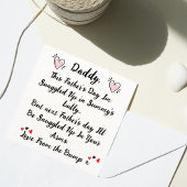 Vier de aanstaande vader met een hartelijke Vaderd Kaart