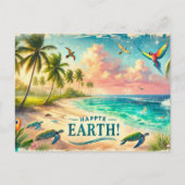 Vier de aarde, 22 april briefkaart (Voorkant)