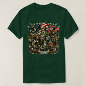 Vier de Amerikaanse geschiedenis met onze Founding T-shirt (Design voorkant)