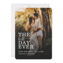 Vier de beste dag ooit om de datumfoto op te slaan