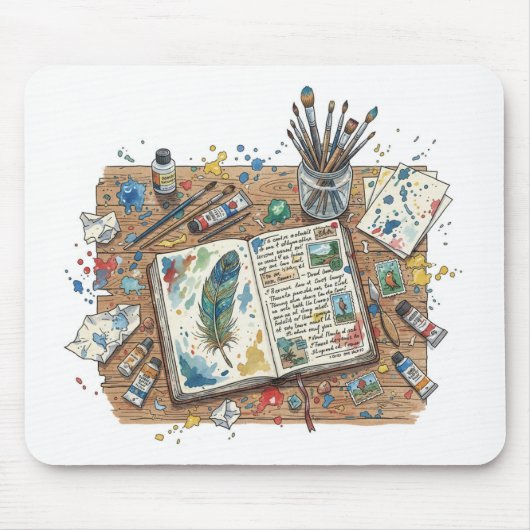 Vier de Creatieve Geest! Muismat (Voorkant)