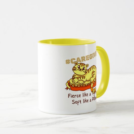 Vier de Dag van de Waardering van de Verzorger met Mok (Voorkant rechts)