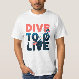 Vier de diepten met Diving Graphics T-shirt