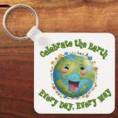 Vier de Earth Sleutelhanger (Voorkant)