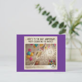 Vier de echtscheiding! f) feestdagenkaart (Staand voorkant)