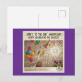 Vier de echtscheiding! f) feestdagenkaart (Voorkant / Achterkant)