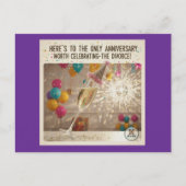 Vier de echtscheiding! f) feestdagenkaart (Voorkant)