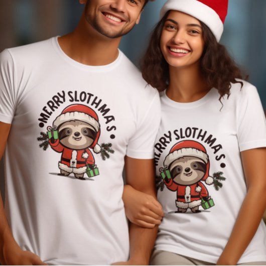 Vier de geest van Kerstluiaard T-shirt