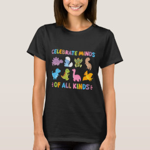 Vier de geesten van alle soorten dinosaurus ADHD N T-shirt