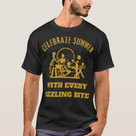 Vier de gouden zomervlammen t-shirt