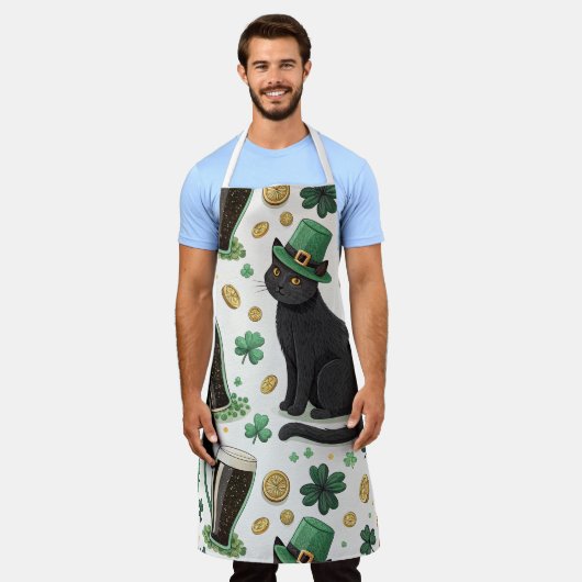 Vier de Grill tijd Schort (Gedragen)