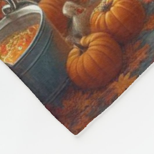 Vier de herfst Bounty met Cosy Charm Fleece Deken (Hoek)