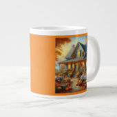 Vier de herfst Bounty met Cosy Charm Grote Koffiekop (Voorkant rechts)