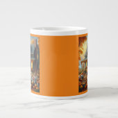 Vier de herfst Bounty met Cosy Charm Grote Koffiekop (Voorkant)