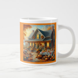 Vier de herfst Bounty met Cosy Charm Grote Koffiekop