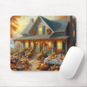 Vier de herfst Bounty met Cosy Charm Muismat (Met muis)