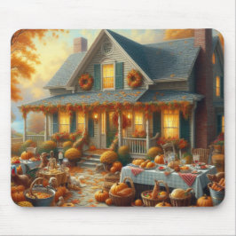 Vier de herfst Bounty met Cosy Charm Muismat