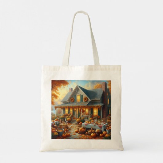 Vier de herfst Bounty met Cosy Charm Tote Bag (Achterkant)