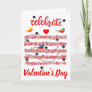 Vier de Kaart van de Valentijnsdag