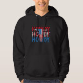 Vier de kleding van 4 juli hoodie (Voorkant)