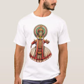 Vier de kunst van Kathakali T-shirt (Voorkant)