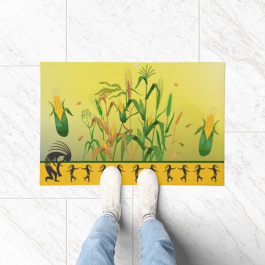 Vier de Lente Mais Dans van Kokopelli Deurmat (Binnen)