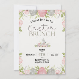 Vier de lente met een heerlijke Pasen brunch! Feestdagenkaart