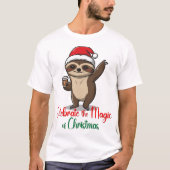 Vier de magie van Kerstluiaard T-shirt (Voorkant)
