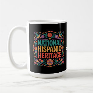Vier de Nationale Maand van het Hispanics Erfgoed Koffiemok