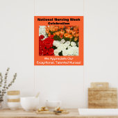 Vier de Nationale Verpleegkundigenweek kunst Waard Poster (Keuken)