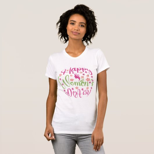 Vier de prestaties van vrouwen t-shirt (Voorkant volledig)