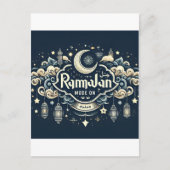Vier de ramadan met Ramadan ModeOn Briefkaart (Voorkant)