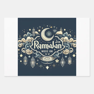 Vier de ramadan met Ramadan ModeOn Inpakpapier Vel