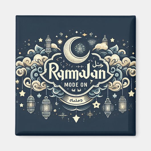 Vier de ramadan met Ramadan ModeOn Magneet (Voorkant)